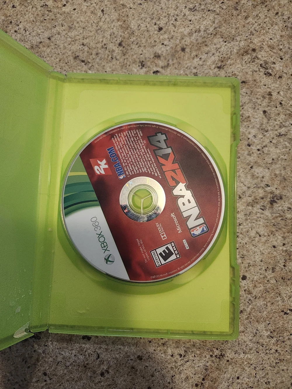 Microsoft Xbox 360 NBA 2K14 Game - Red, White, Green